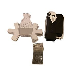 Lot Of Bride Groom Cardboard Boxes Bridal Shower Party Engagement Supplies